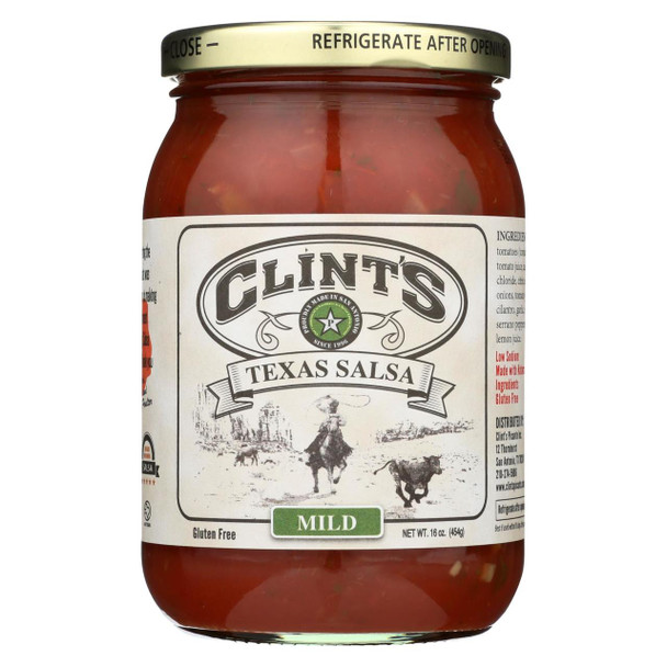 Clint's Salsa - Mild Mexican - Case of 6 - 16 oz.