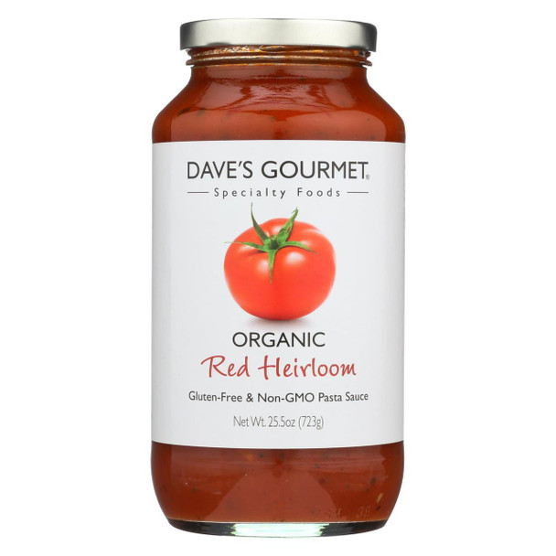 Dave's Gourmet - Pasta Sce Og2 Red Heirlm - EA of 1-25.5 OZ