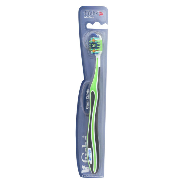 Fuchs Gum Clinic Toothbrush - Medium - Case of 10