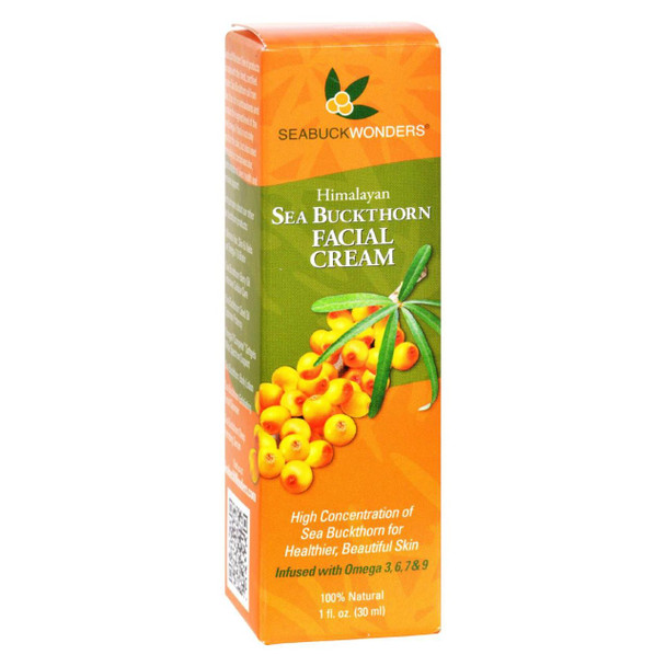 Seabuck Wonders Sea Buckthorn Facial Cream - 1 oz