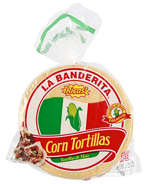 La Banderita Tortilla - Corn - Yellow - 30Ct - Case of 12 - 27.5 oz