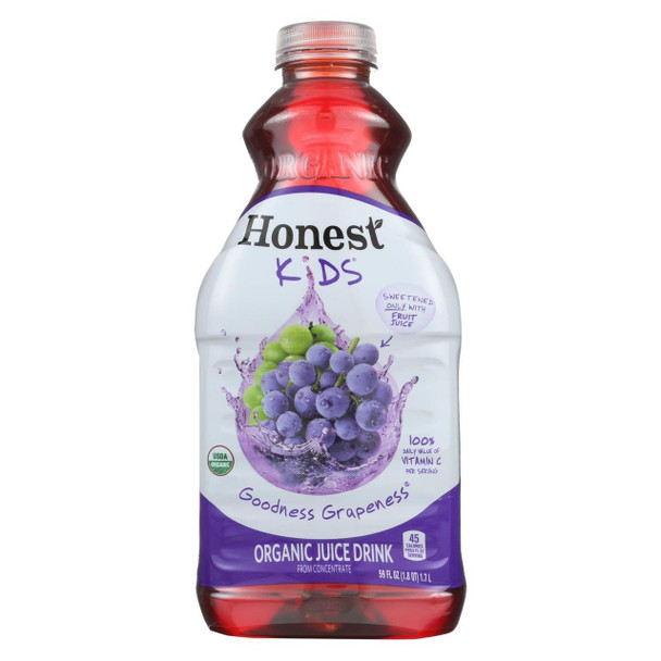 Honest Kids Goodness Grape Juice Drink - Case of 8 - 59 fl oz.