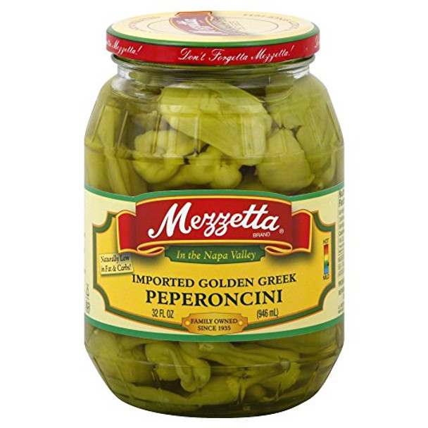 Mezzetta Golden Pepperoncini - Case of 6 - 32 oz.