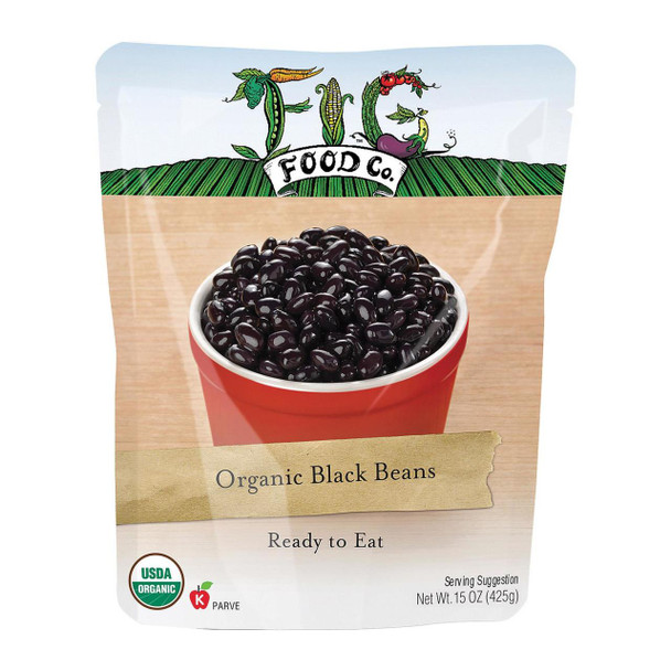 Fig Food Organic Black Beans - Case of 6 - 15 oz.