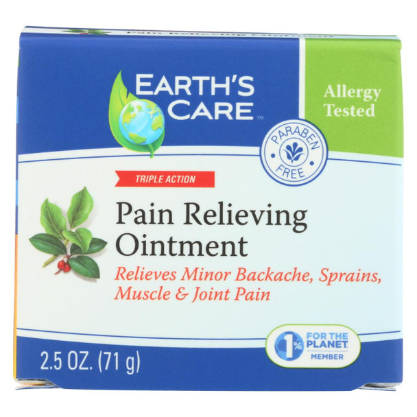 Earth's Care Pain Relieving Ointment - 2.5 oz