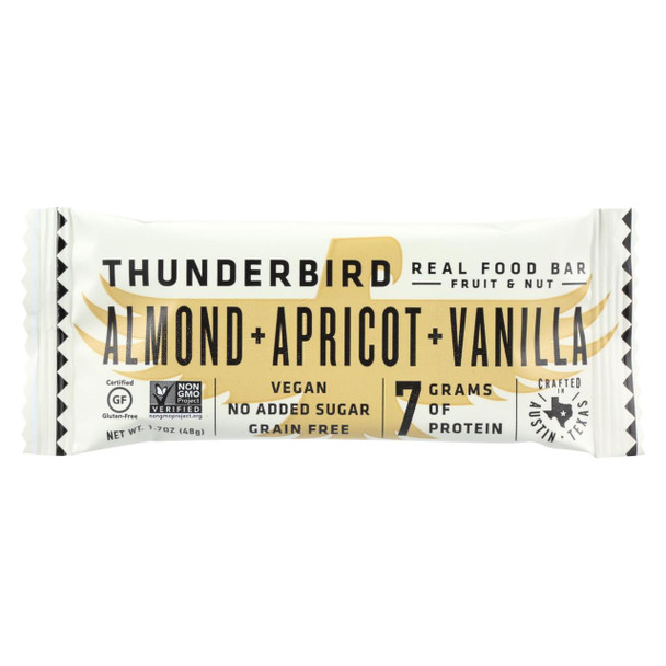 Thunderbird Pow Wow Bar - Almond Cookie - Case of 15 - 1.7 oz