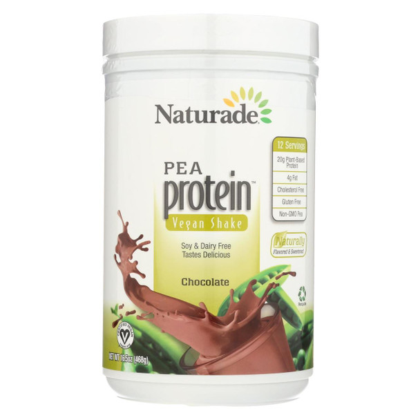 Naturade Pea Protein - Chocolate - 16.5 oz