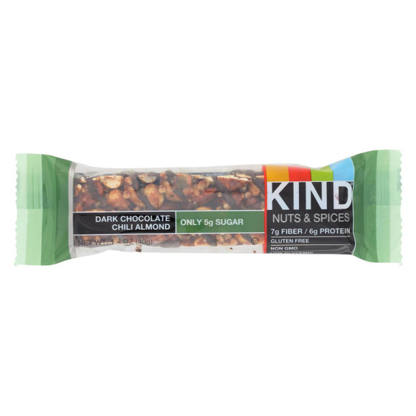 Kind Bar - Dark Chocolate Chili Almond - 1.4 oz Bars - Case of 12