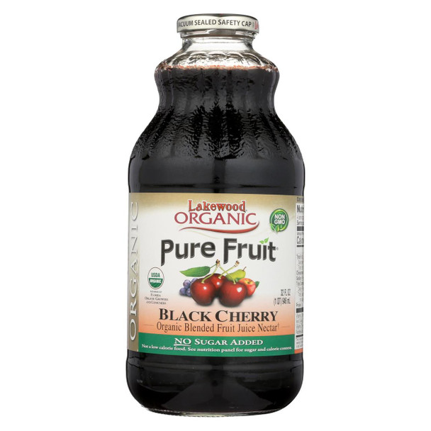 Lakewood Pure Black Cherry - Black Cherry - Case of 12 - 32 Fl oz.