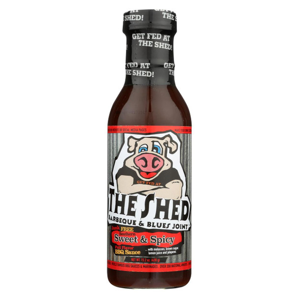 The BBQ Shed BBQ Sauce - Southern Spicy Sweet - Case of 6 - 15 oz.