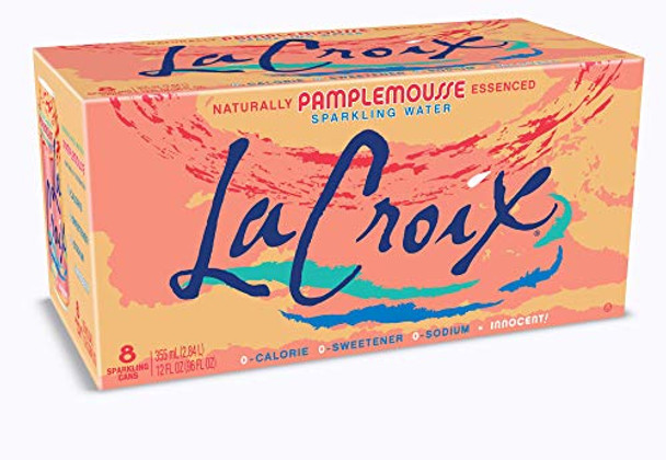 Lacroix Sparkling Water - Grapefruit Water - Case of 3 - 12 Fl oz.