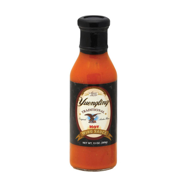 Yuengling Sauces Wing Sauce - Hot - Case of 6 - 13 oz.