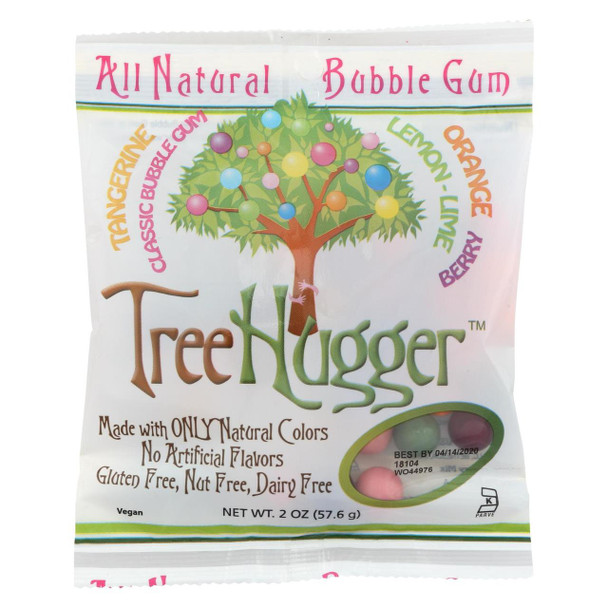 Tree Hugger Bubble Gum - Citrus Berry - 2 oz - Case of 12