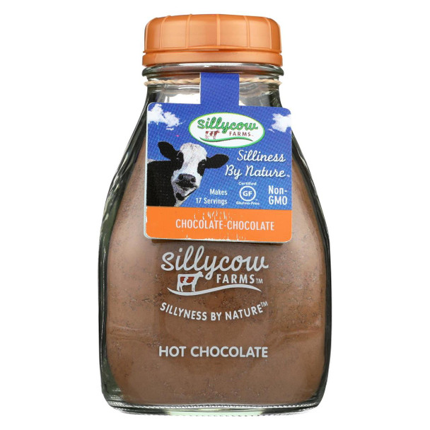 Sillycow Farms Hot Chocolate - Double Chocolate - Case of 6 - 16.9 oz.