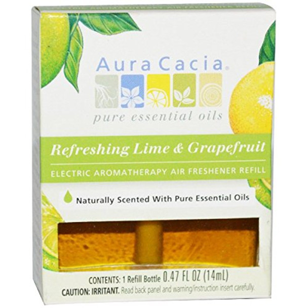 Aura Cacia Air Freshener Refill - Lime and Grape - 3 Pack