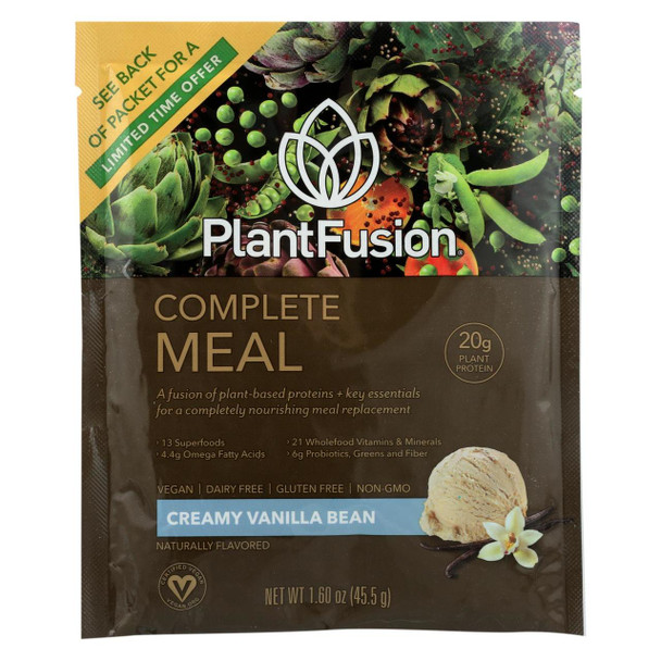 Plantfusion - Complete Meal - Vanilla - 1.59 oz - Case of 12