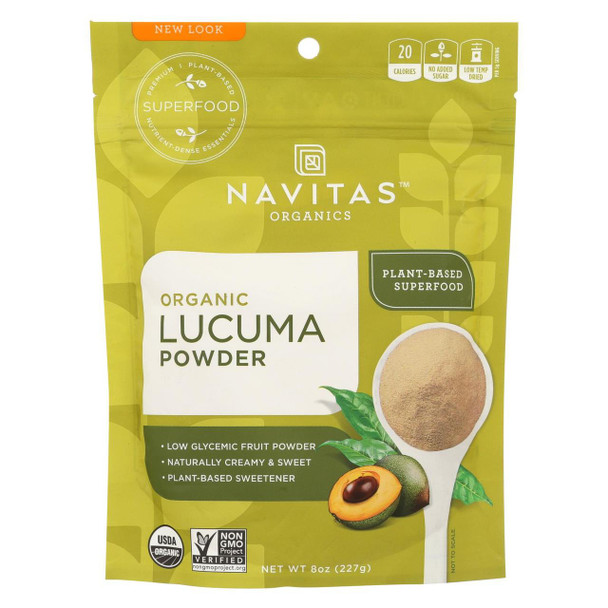 Navitas Naturals Lucuma Powder - Organic - 8 oz - case of 6