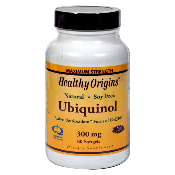 Healthy Origins Ubiquinol - 300 mg - 60 Softgels