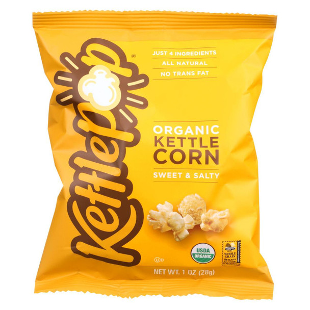 Kettle Pop Popcorn - Sweet and Salty - Case of 48 - 1 oz.