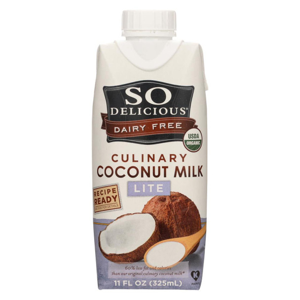 So Delicious Culinary Coconut Milk - Lite - Case of 12 - 11 Fl oz.