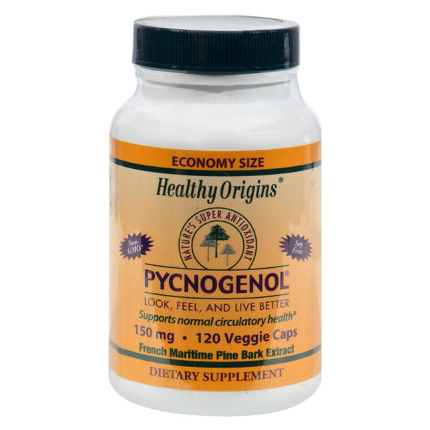 Healthy Origins Pycnogenol - 150 mg - 120 Vegetarian Capsules