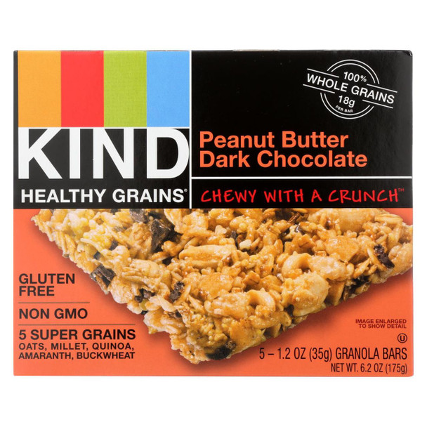 Kind Bar - Granola - Healthy Grains - Peanut Butter and Chocolate - 5/1.2 oz - case of 8