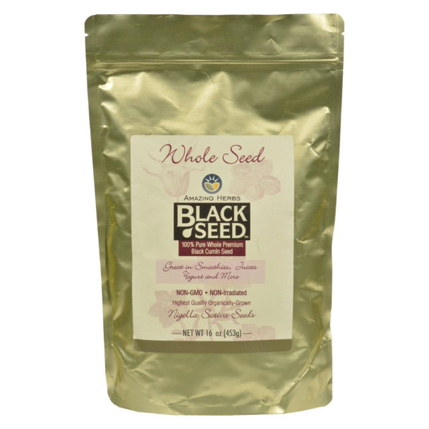 Amazing Herbs - Black Seed Whole Seed - 16 oz