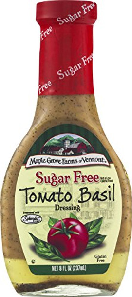 Maple Grove Farms Sugar - Free Tomato Basil Dressing - 8 Fl oz.