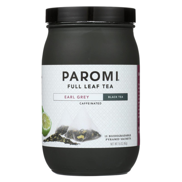 Paromi Tea Paromi Earl Grey Tea - Case of 6 - 15 count