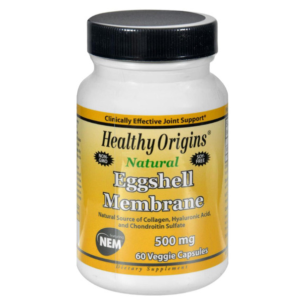 Healthy Origins Eggshell Membrane - 500 mg - 60 Vegetarian Capsules