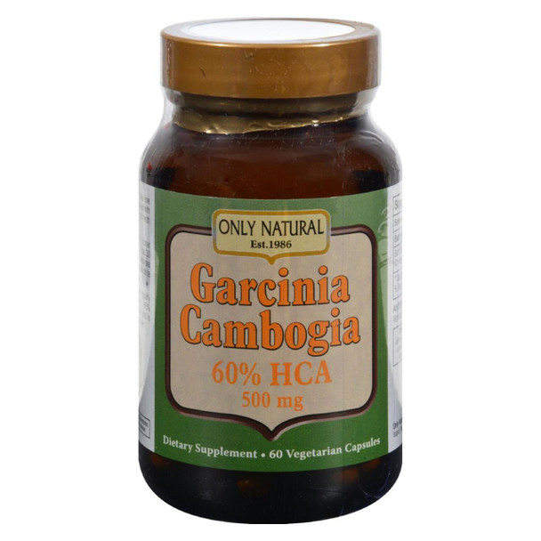 Only Natural Garcinia Cambogia - 500 mg - 60 Vegetarian Capsules