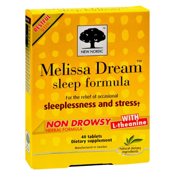 New Nordic Melissa Dream - 40 Tablets