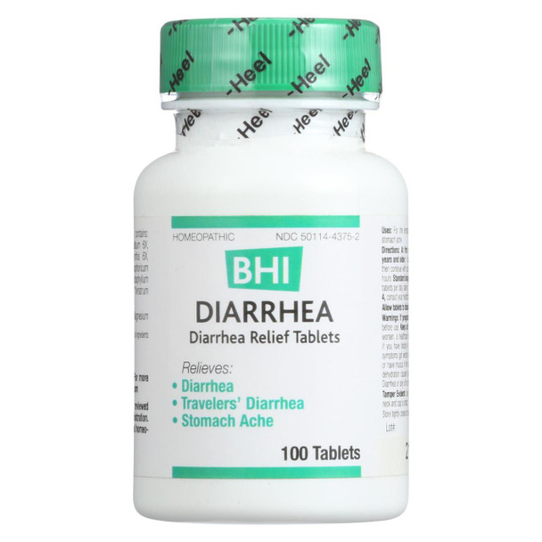 BHI - Diarrhea Relief - 100 Tablets