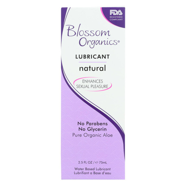 Blossom Organics - Lubricant - Natural Moisturizing - 2.5 fl oz