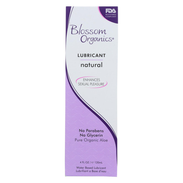 Blossom Organics - Lubricant - Natural Moisturizing - 4 fl oz