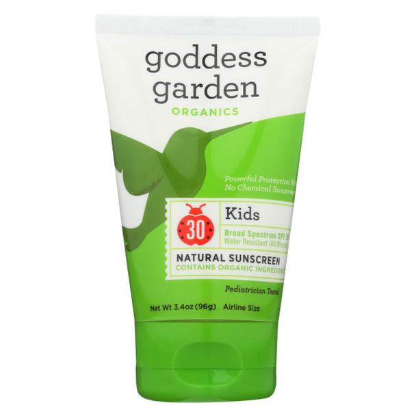 Goddess Garden Sunscreen - Organic - Sunny Kids - SPF 30 - 3.4 fl oz