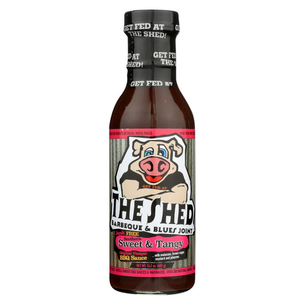 The BBQ Shed BBQ Sauce - Spicy Vinegar - Case of 6 - 14 oz