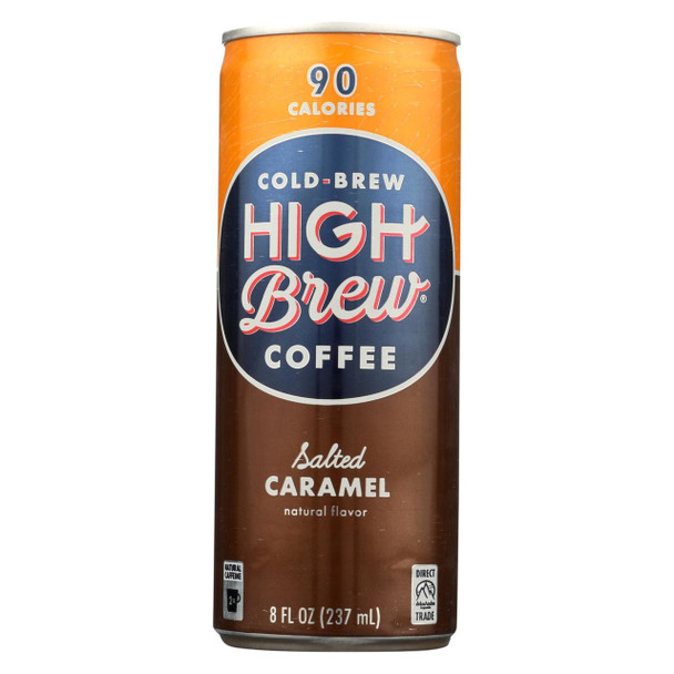 High Brew Coffee Coffee - Ready to Drink - Salted Caramel - 8 oz - case of 12