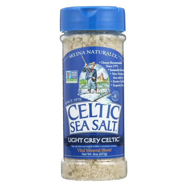 Celtic Sea Salt - Light Grey Celtic - Case of 6 - 8 oz.