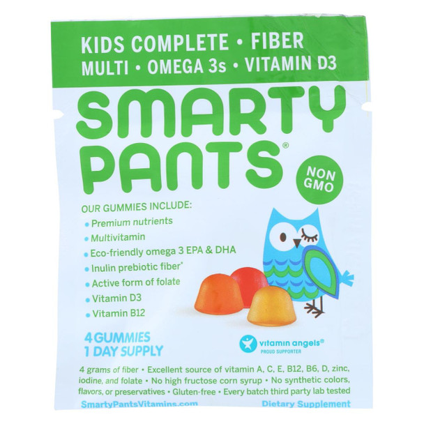 SmartyPants Multivitamin - Complete - Fiber - Gummy - Kids - .42 oz - Case of 15