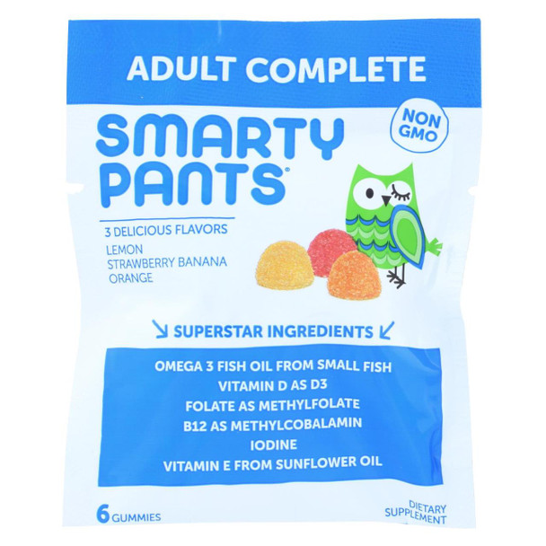 SmartyPants Multivitamin - All in One - D3 - Gummy - Adult - .56 oz - Case of 15