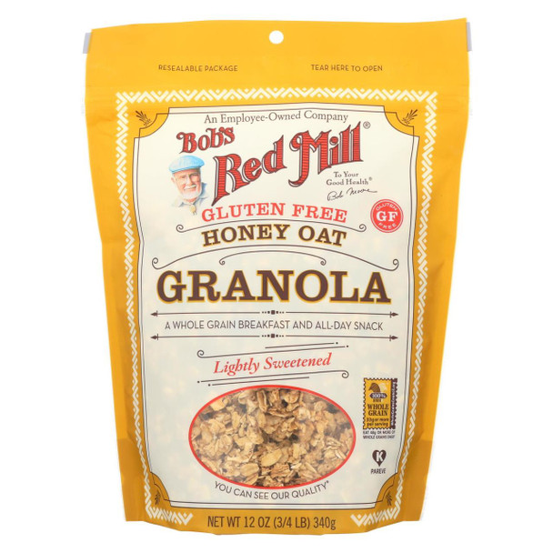 Bob's Red Mill - Gluten Free Honey Oat Granola - 12 oz - Case of 4