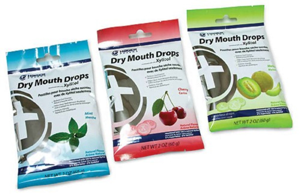 Hager Pharma Dry Mouth Drops - Assorted - Case of 12 - 2 oz