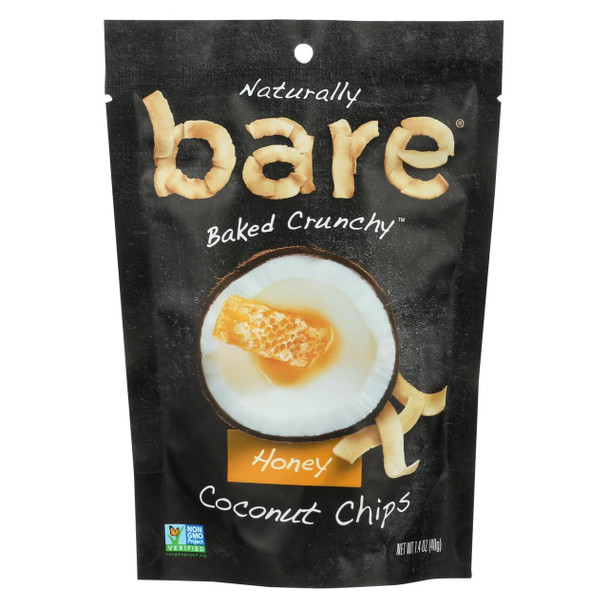 Bare Fruit Bare Show Me The Honey Coconut Chips - Case of 12 - 40 Gram