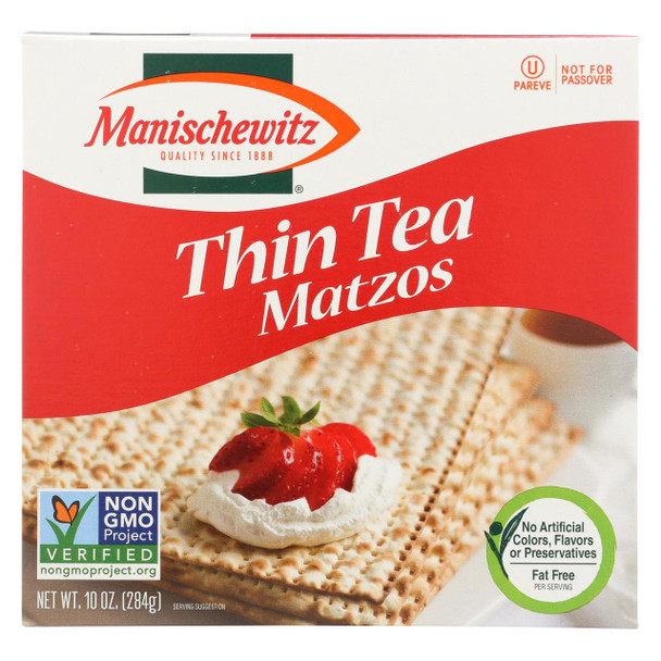 Manischewitz - Thin Tea Matzo Crackers - 10 oz.