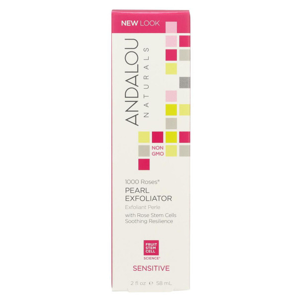 Andalou Naturals Pearl Exfoliator - 1000 Roses - 2 oz