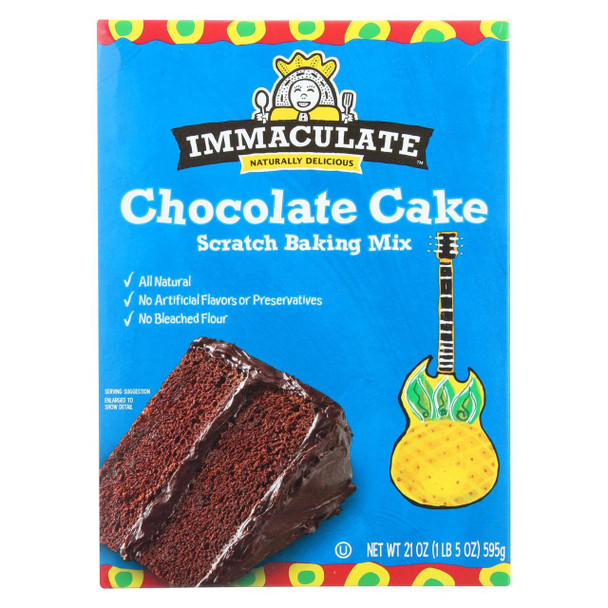 Immaculate Baking Cake Mix - Chocolate - Case of 8 - 21 oz