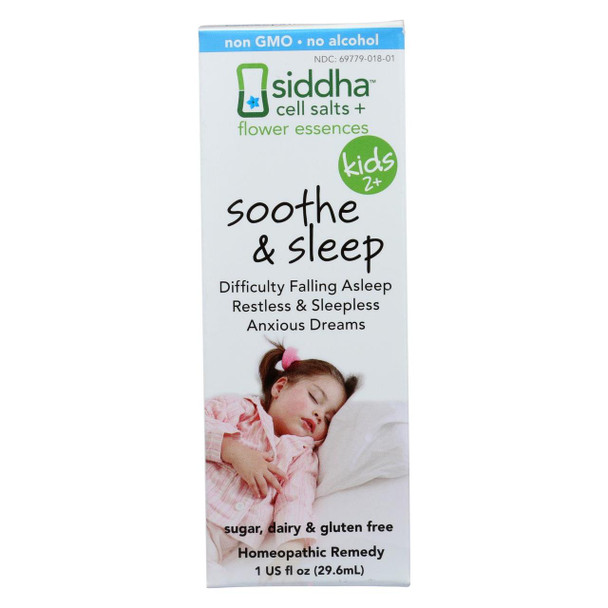 Siddha Flower Essences Soothe and Sleep - Kids - Age Two Plus - 1 fl oz