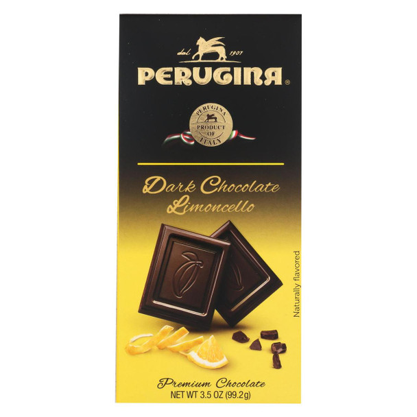 Perugina Chocolate Bar - Dark Chocolate - Limoncello - 3.5 oz Bars - Case of 12