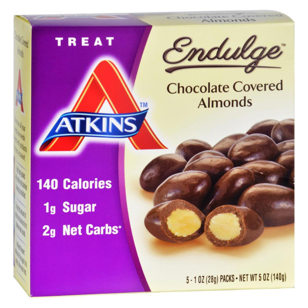 Atkins Endulge Pieces - Chocolate Covered Almonds - 5 ct - 1 oz - 1 Case